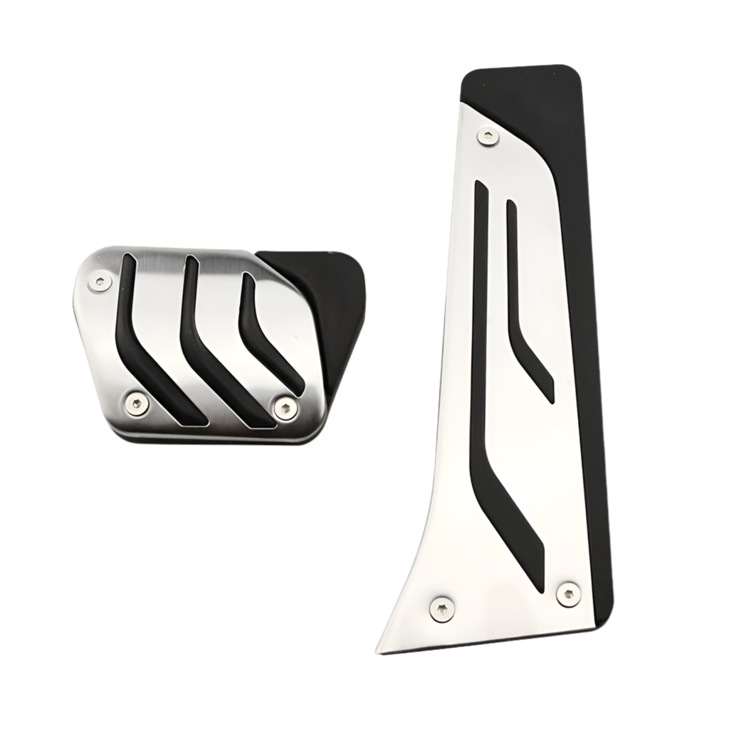 Edelstahl Pedalerie BMW