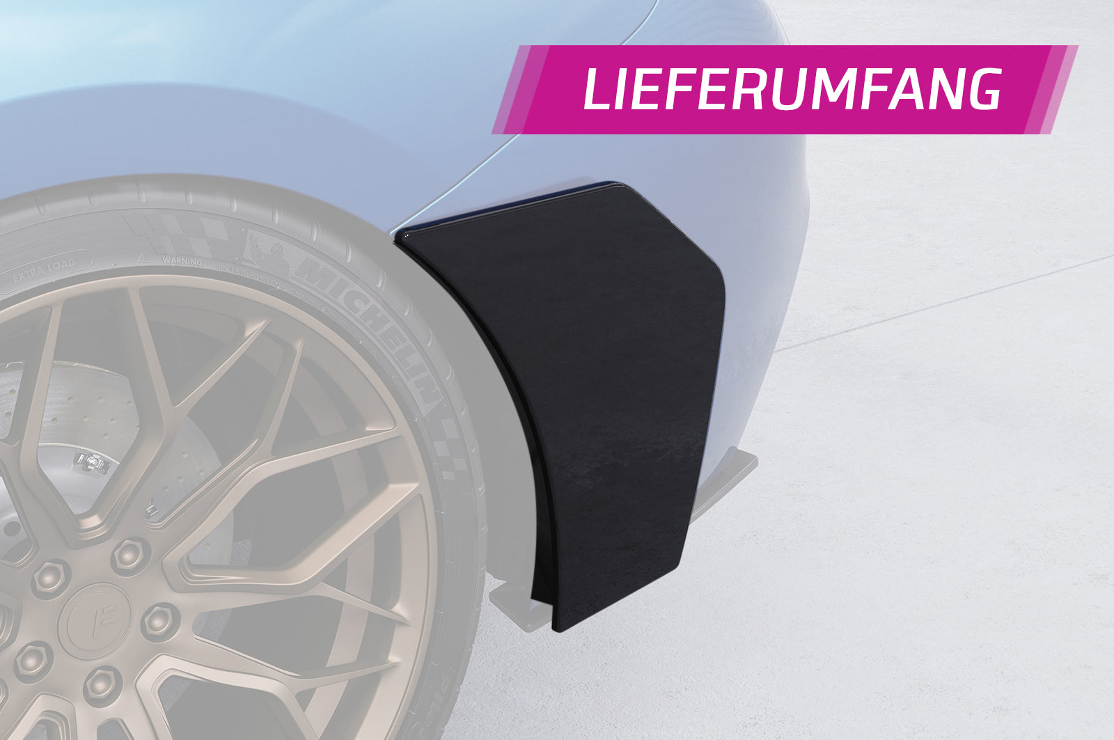 Side Blades / Side Spats mit ABE für BMW 2er F22 / F23 M-Paket BL004