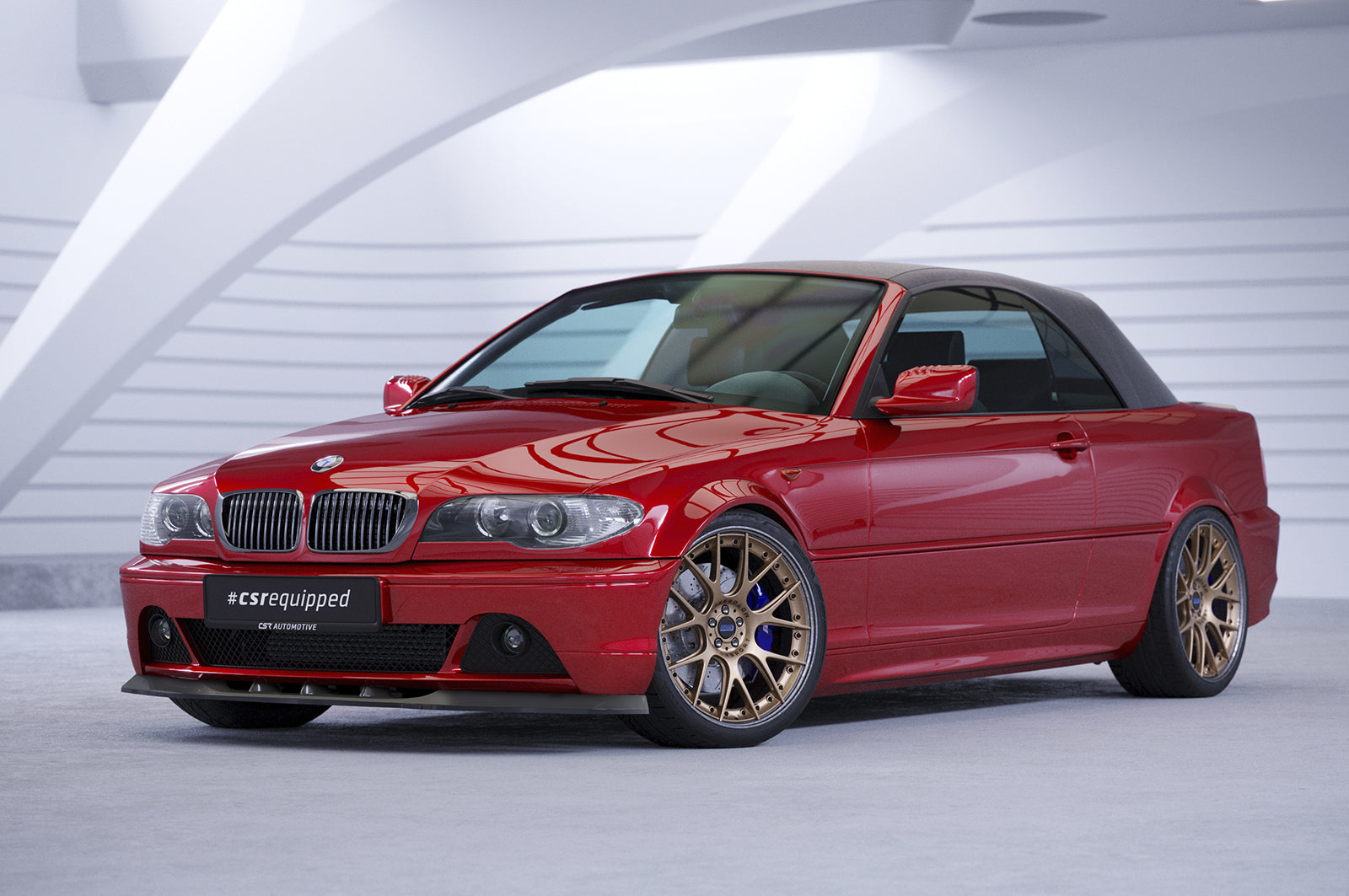 Frontspoiler | Cup-Spoilerlippe mit ABE für BMW 3er E46 Coupe / Cabrio CSL073