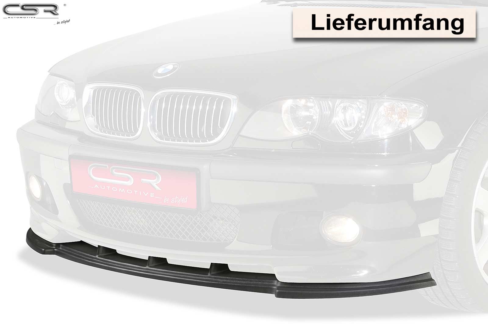 Frontspoiler | Cup-Spoilerlippe mit ABE für BMW 3er E46 CSL185