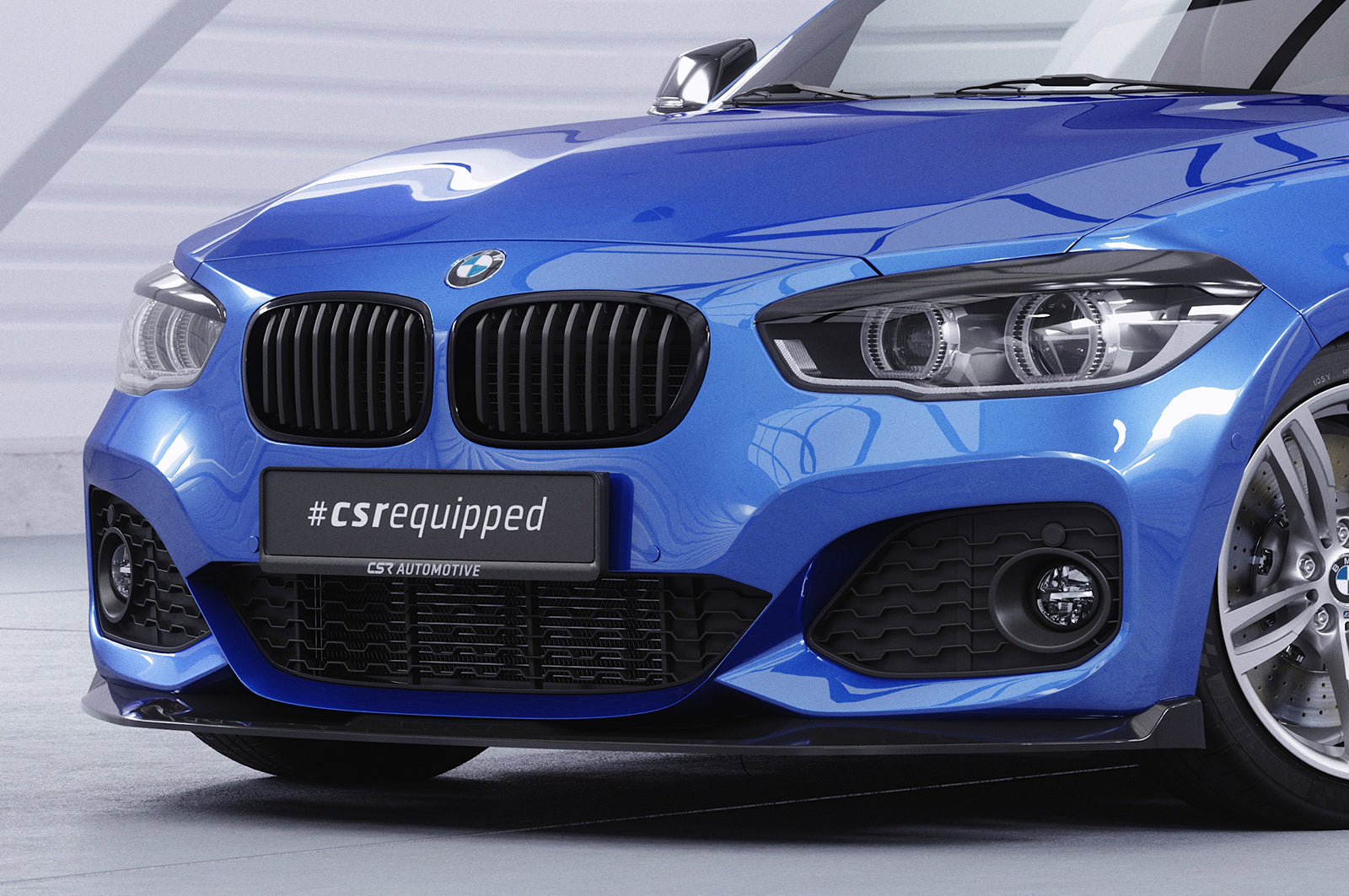 Frontspoiler | Cup-Spoilerlippe mit ABE für BMW 1er F20/F21 M-Paket CSL356