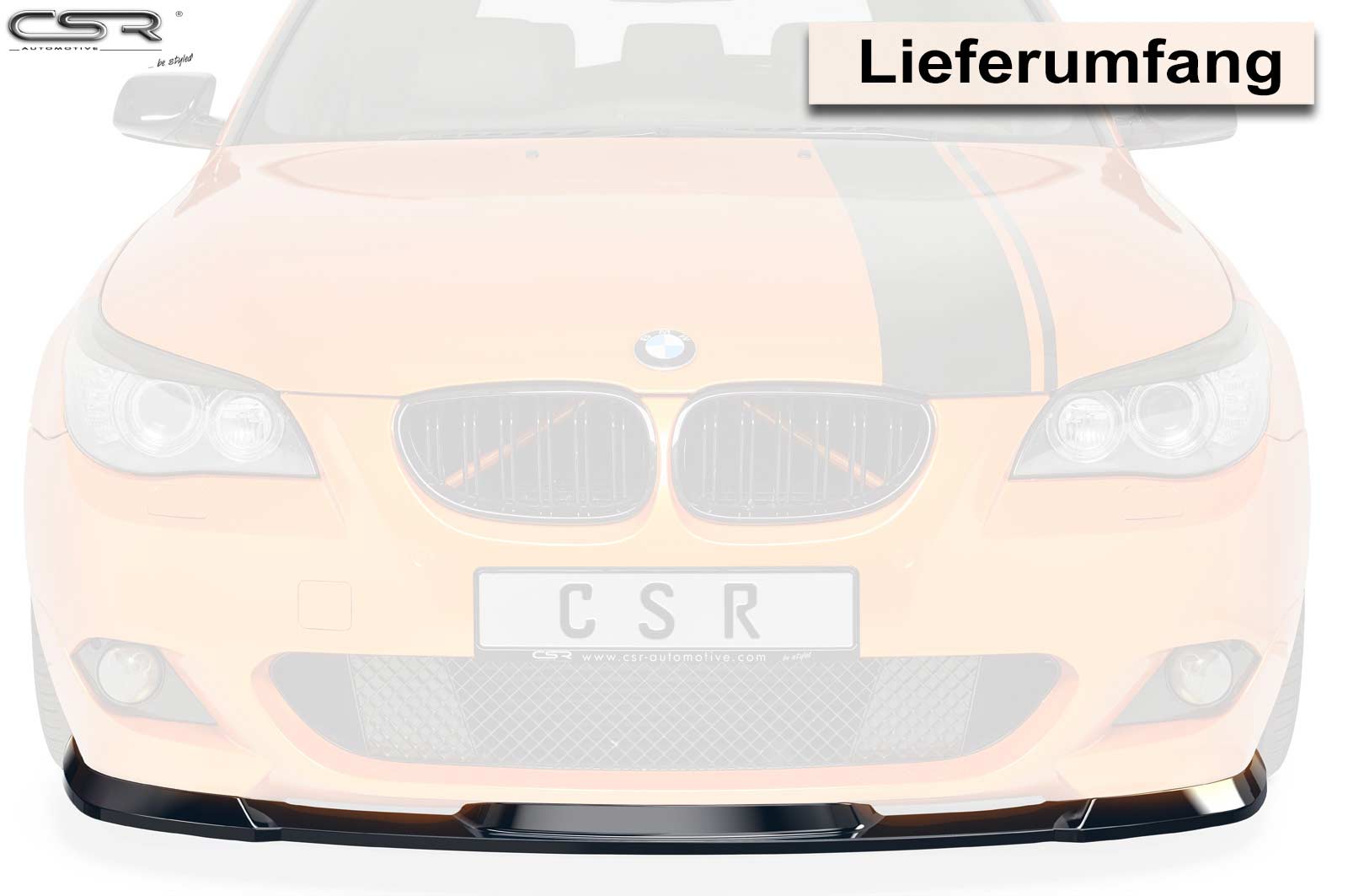 Frontspoiler | Cup-Spoilerlippe mit ABE für BMW 5er E60/E61 M-Paket CSR-CSL455
