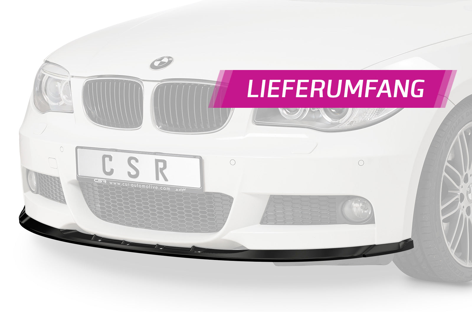 Frontspoiler | Cup-Spoilerlippe mit ABE für BMW 1er E82 / E88 M-Paket CSL494