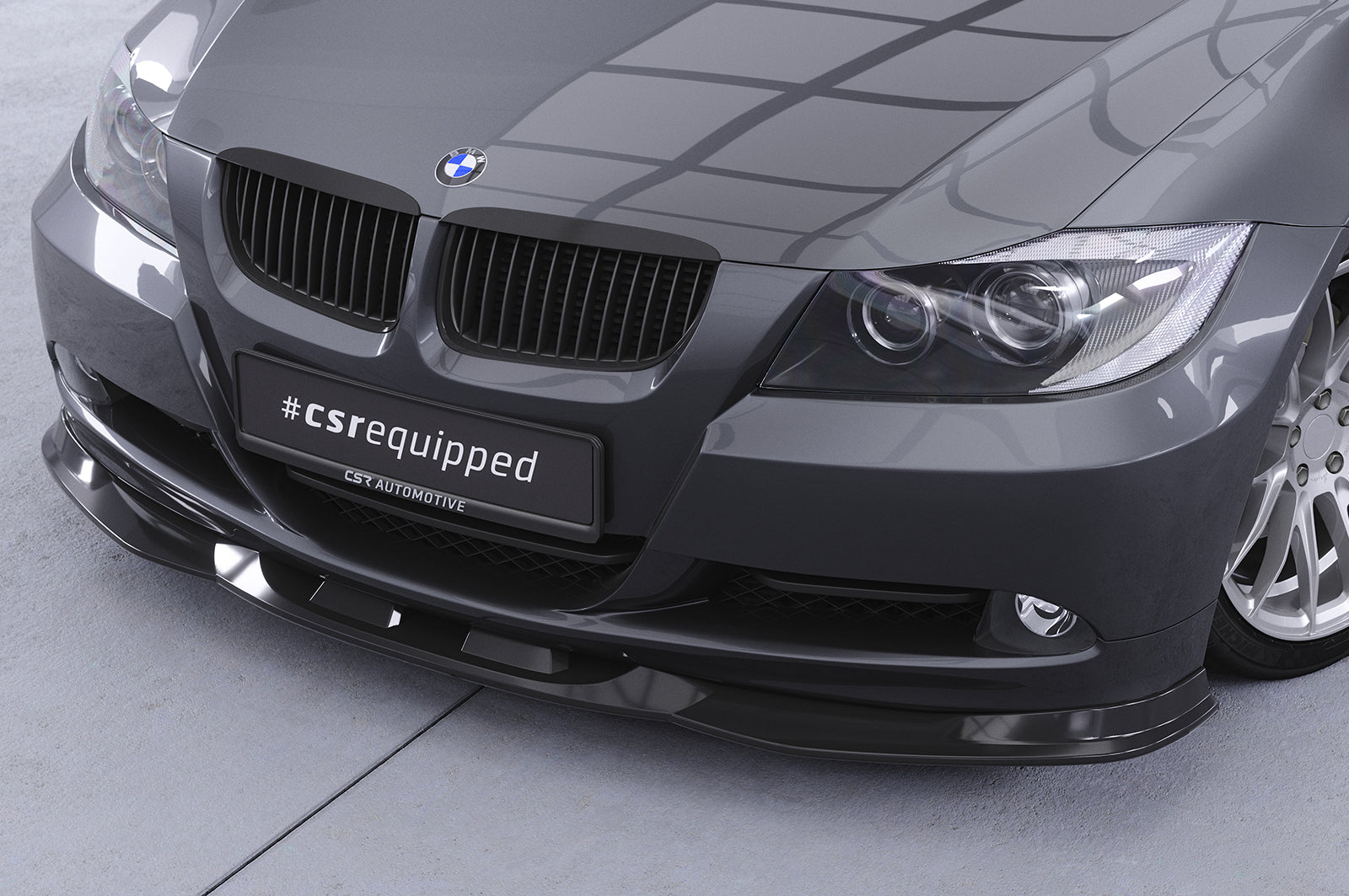 Frontspoiler | Cup-Spoilerlippe mit ABE für BMW 3er (E90/E91) Limousine und Touring CSL536