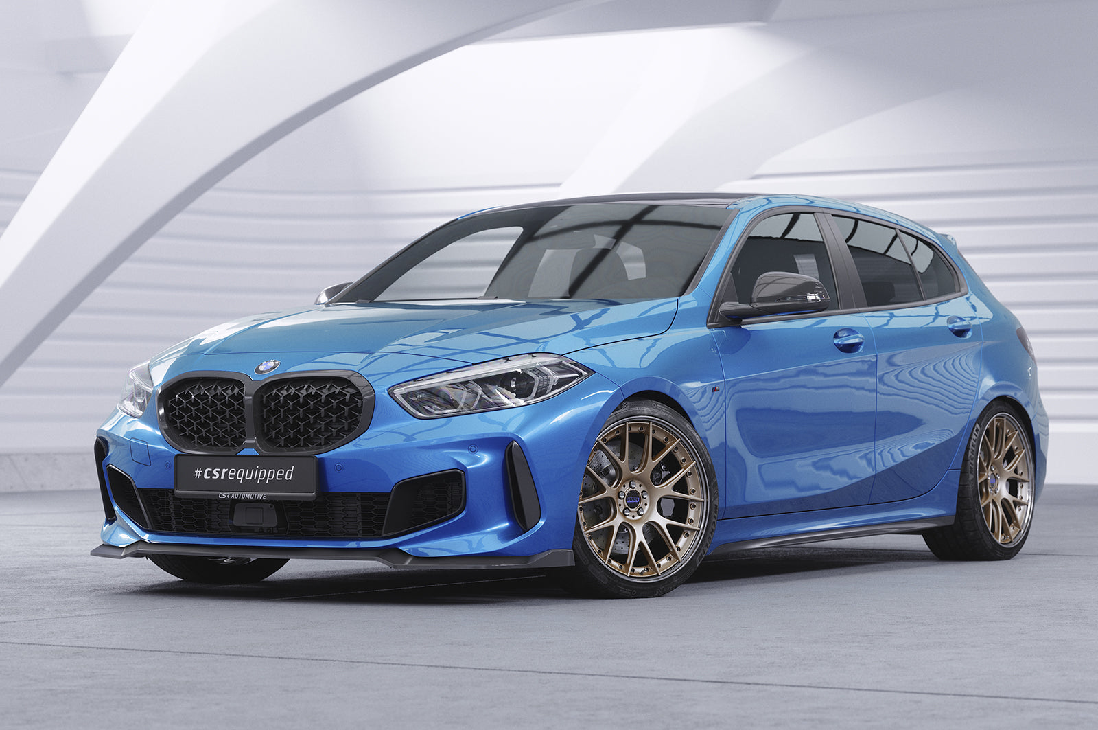 Frontspoiler | Cup-Spoilerlippe mit ABE für BMW 1er F40 M-Paket CSL621