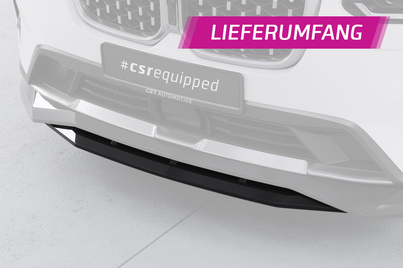 Frontspoiler | Cup-Spoilerlippe mit ABE für BMW X4 (G02) CSL672