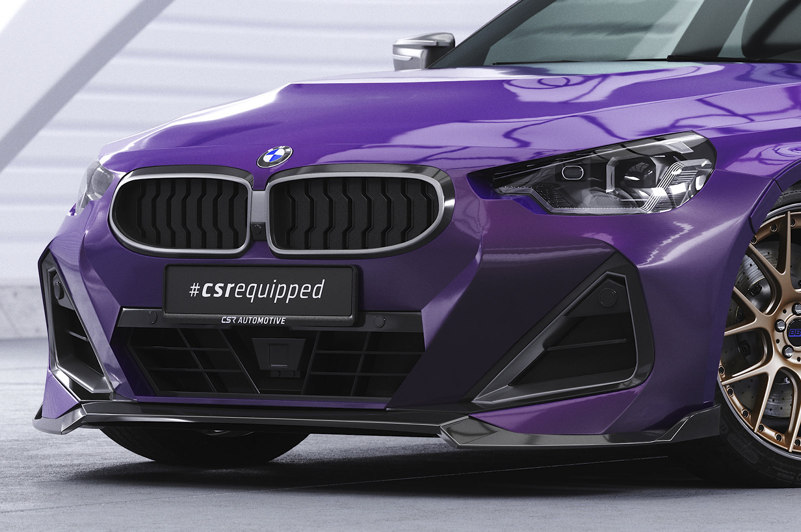 Frontspoiler | Cup-Spoilerlippe mit ABE für BMW 2er G42 M-Paket/M240i CSL716