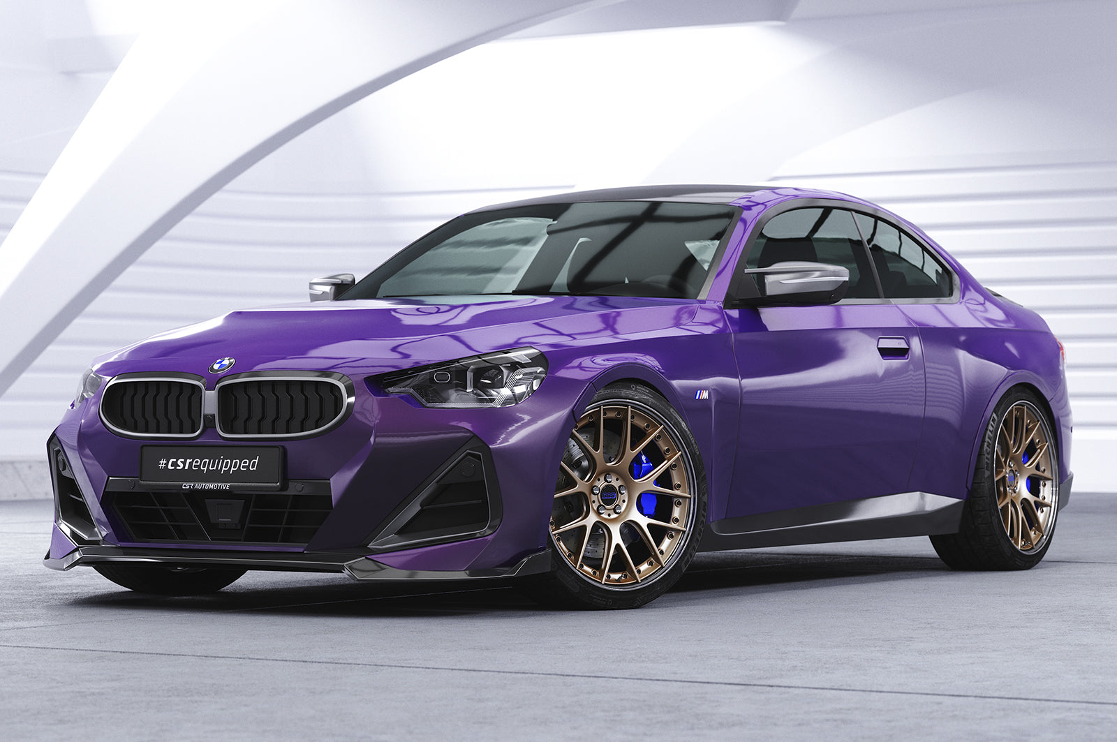 Frontspoiler | Cup-Spoilerlippe mit ABE für BMW 2er G42 M-Paket/M240i CSL716