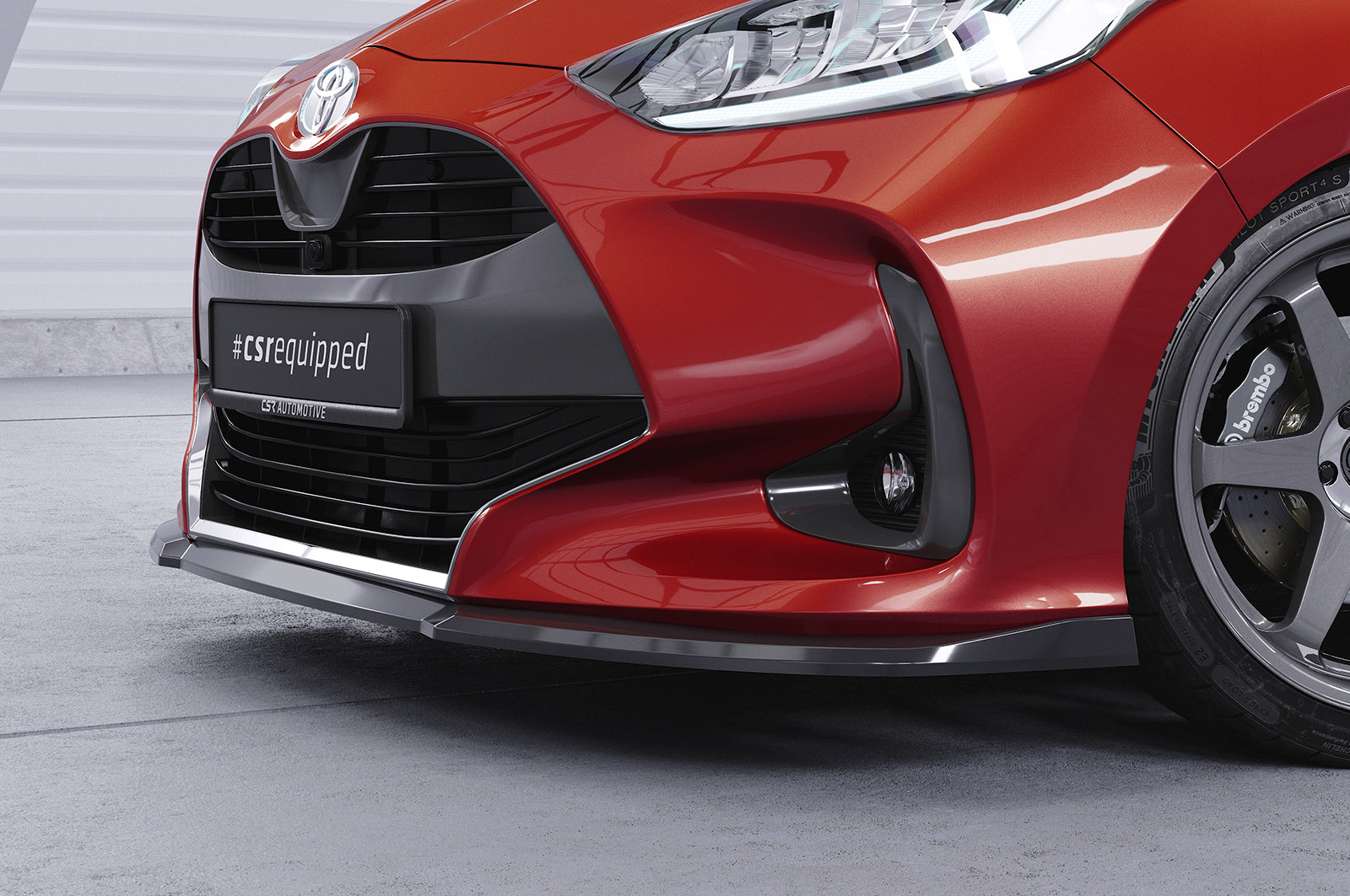 Frontspoiler | Cup-Spoilerlippe mit ABE für Toyota Yaris (XP21) CSL765-C