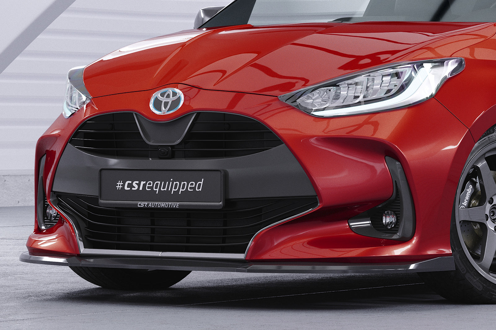 Frontspoiler | Cup-Spoilerlippe mit ABE für Toyota Yaris (XP21) CSL765-C