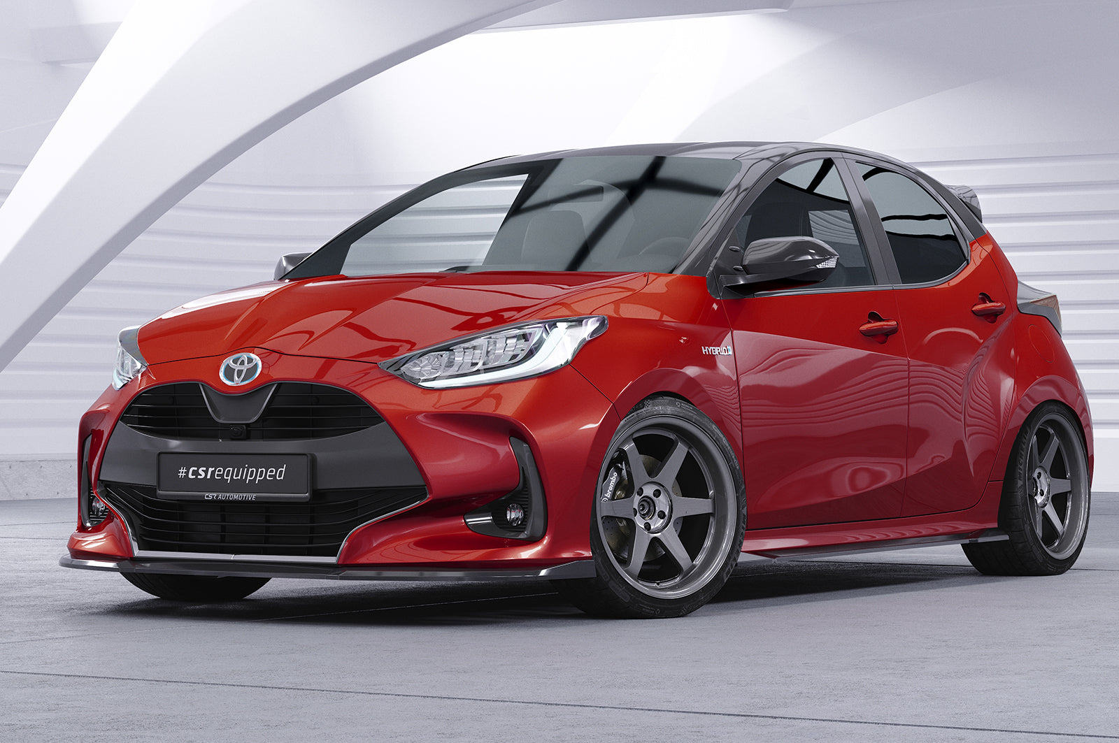 Frontspoiler | Cup-Spoilerlippe mit ABE für Toyota Yaris (XP21) CSL765-C