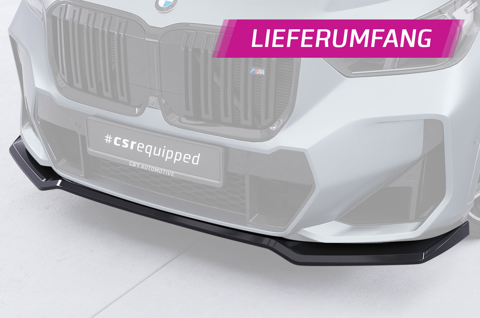 Frontspoiler | Cup-Spoilerlippe mit ABE für BMW X1 U11 M-Paket CSL777