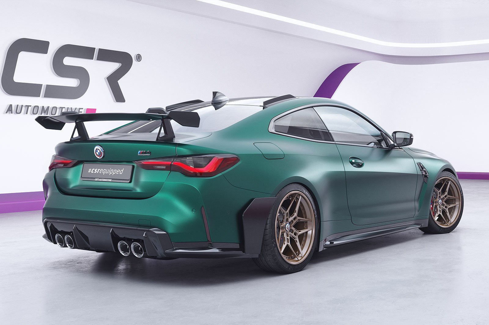Dachfinnen mit ABE für BMW 4er G22 / M4 G82 Coupe DF007