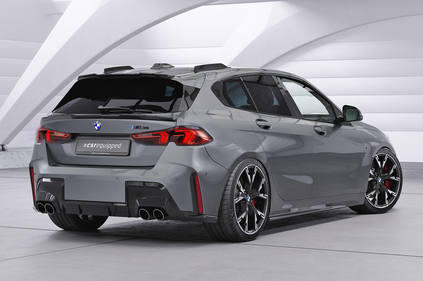 Dachfinnen mit ABE für BMW 1er F70 DF015