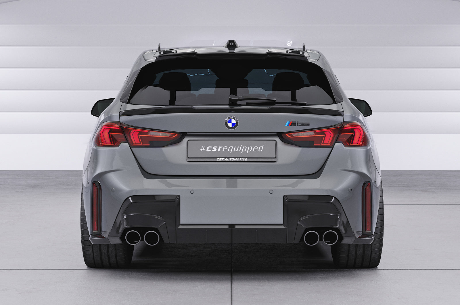 Dachfinnen mit ABE für BMW 1er F70 DF015