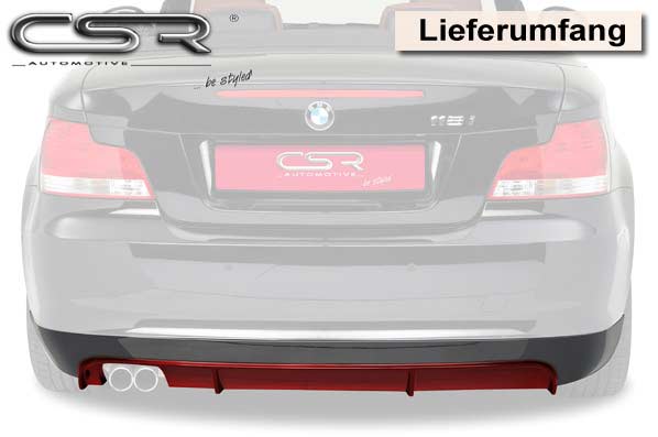Diffusor | Heckansatz für BMW E82 E88 1er HA076