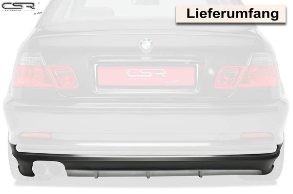 Diffusor | Heckansatz für BMW 3er E46 Coupé/Cabrio HA188