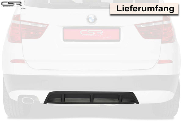 Diffusor | Heckansatz für BMW X3 F25 HA189