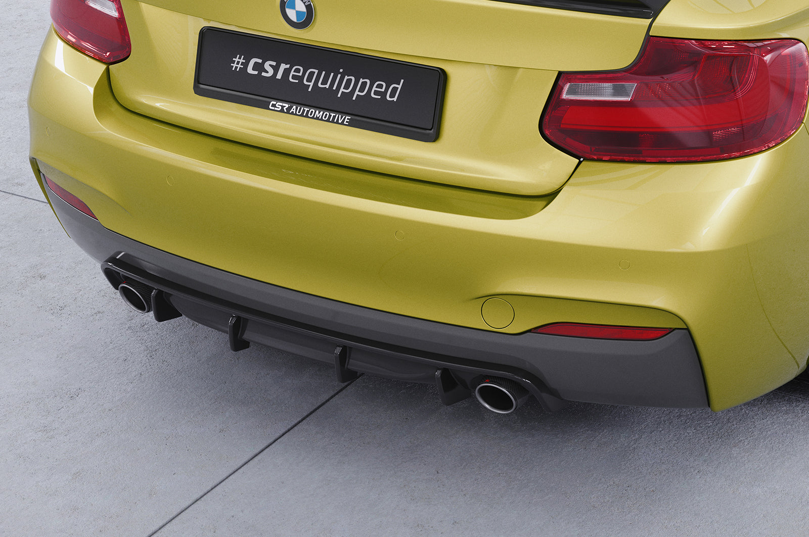 Diffusor | Heckansatz mit ABE für BMW 2er (F22 / F23) Coupe und Cabrio HA273