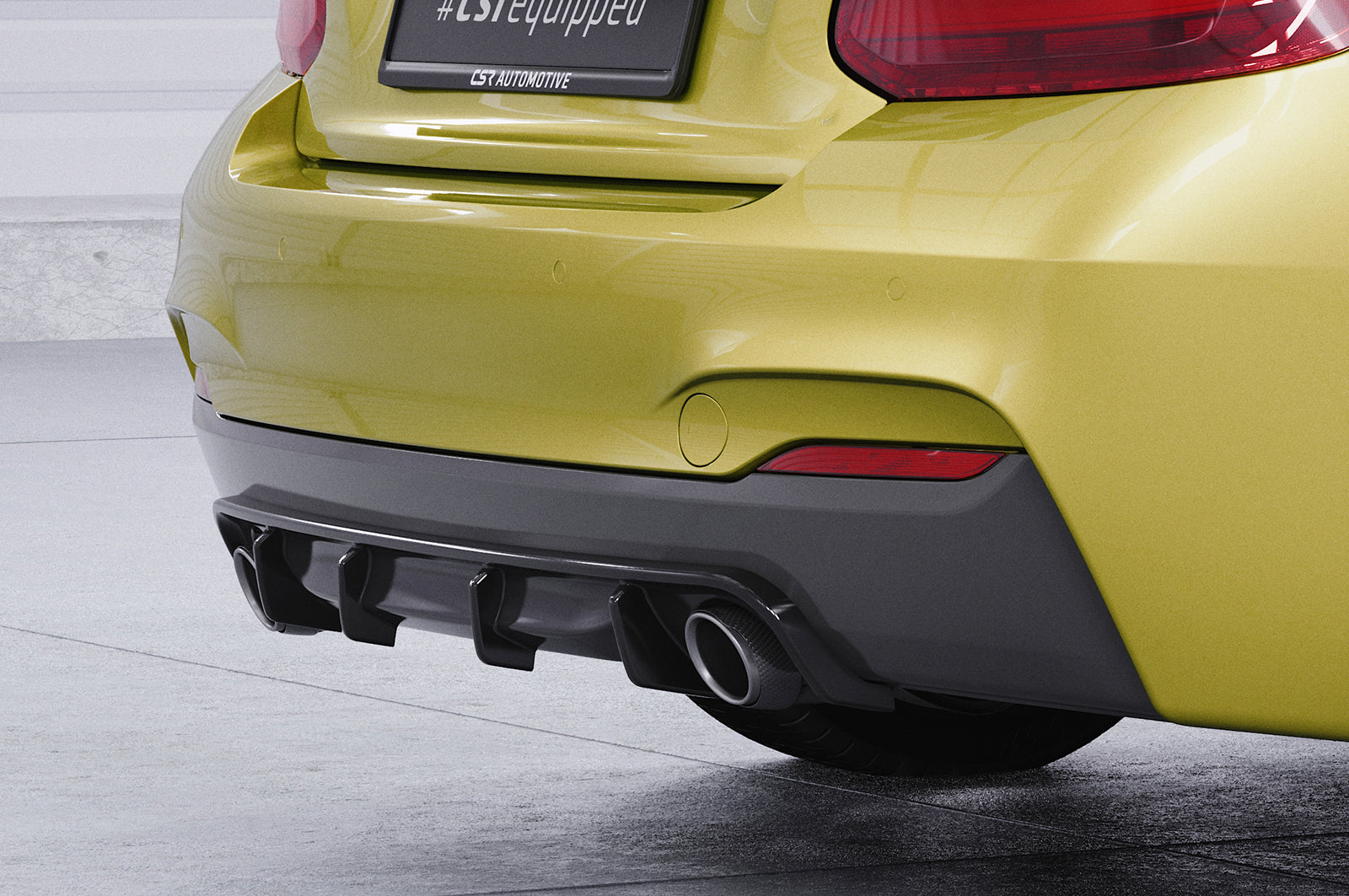 Diffusor | Heckansatz mit ABE für BMW 2er (F22 / F23) Coupe und Cabrio HA273