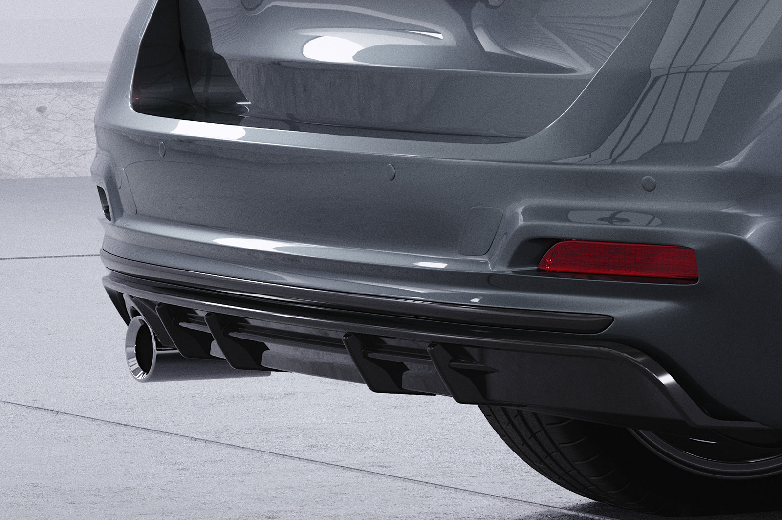 Diffusor | Heckansatz mit ABE für BMW 3er F31 Touring LCI HA287