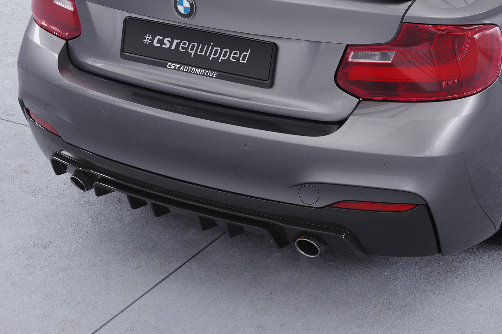 Diffusor | Heckansatz mit ABE für BMW 2er F22 / F23 M-Paket HA308