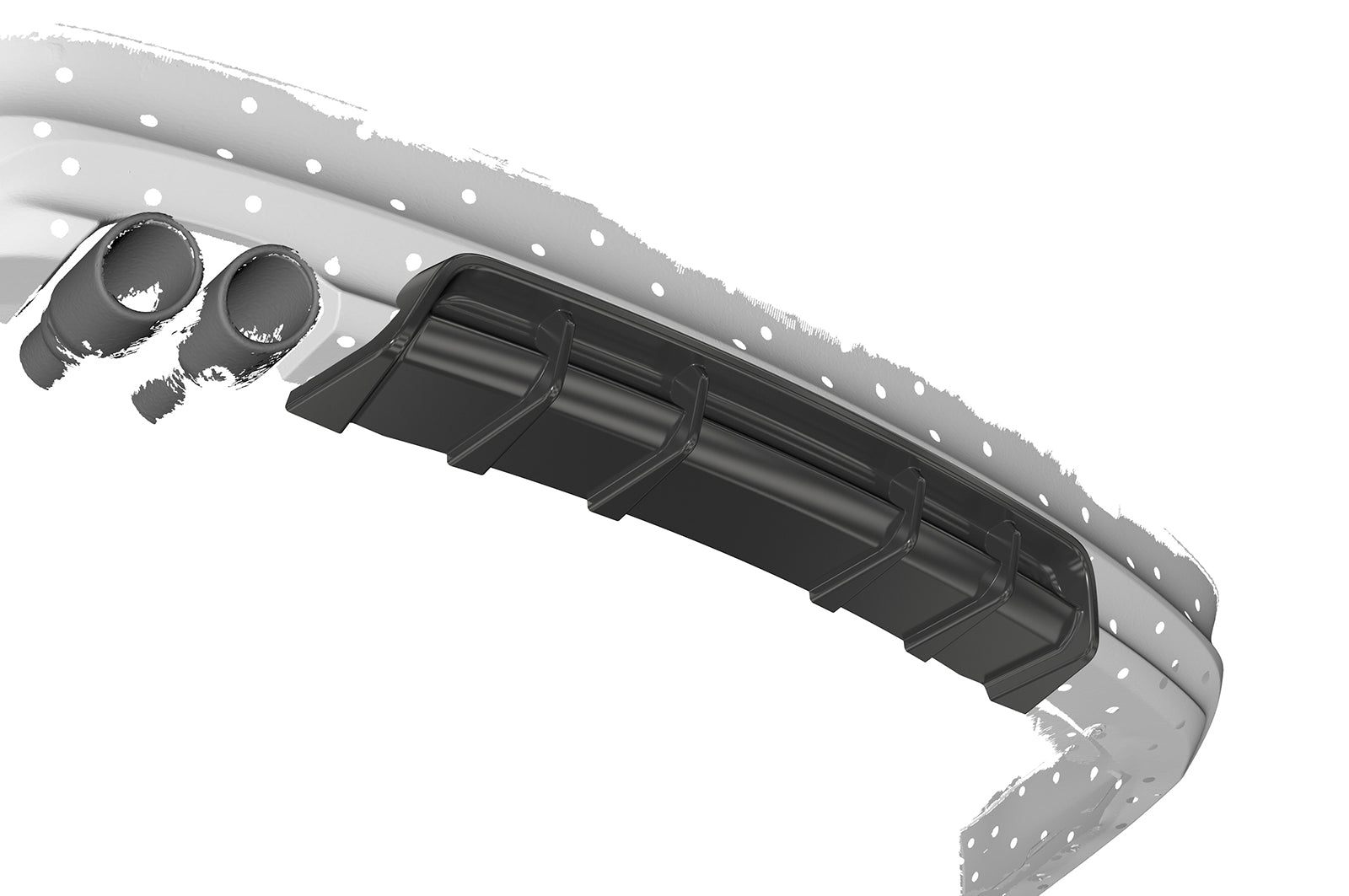 Diffusor | Heckansatz mit ABE für BMW 3er E90 / E91 HA435
