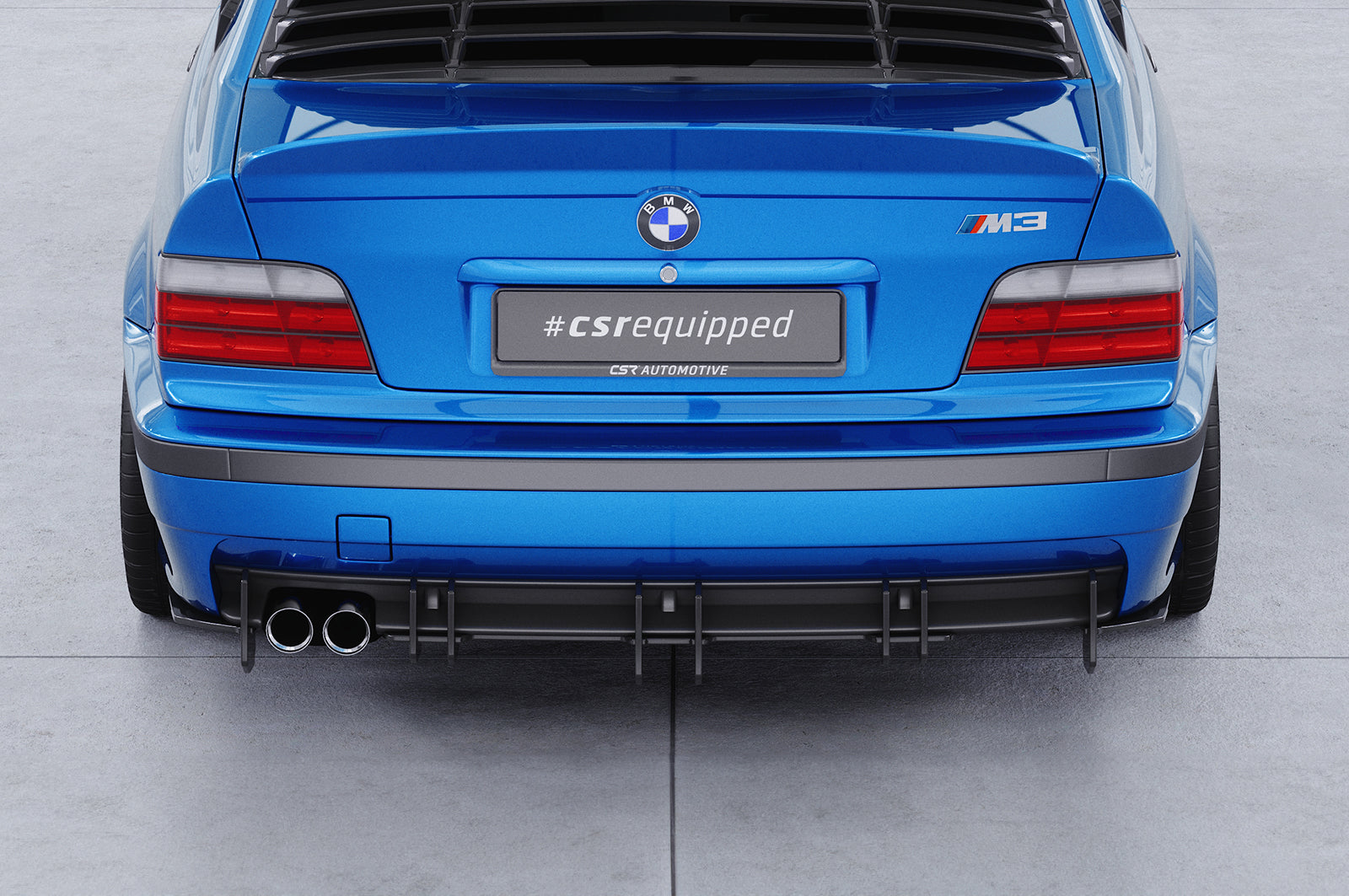 Racing Diffusor | Heckansatz für BMW 3er E36 M-Paket HA438