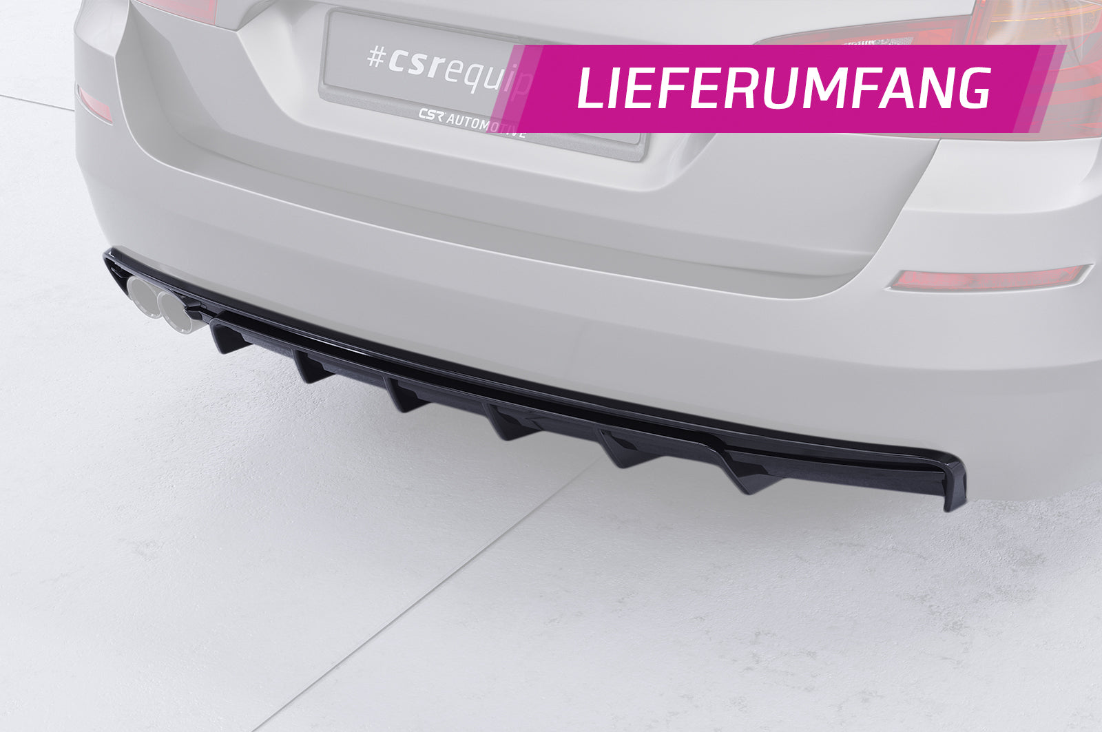 Diffusor | Heckansatz mit ABE für BMW 5er F11 HA461