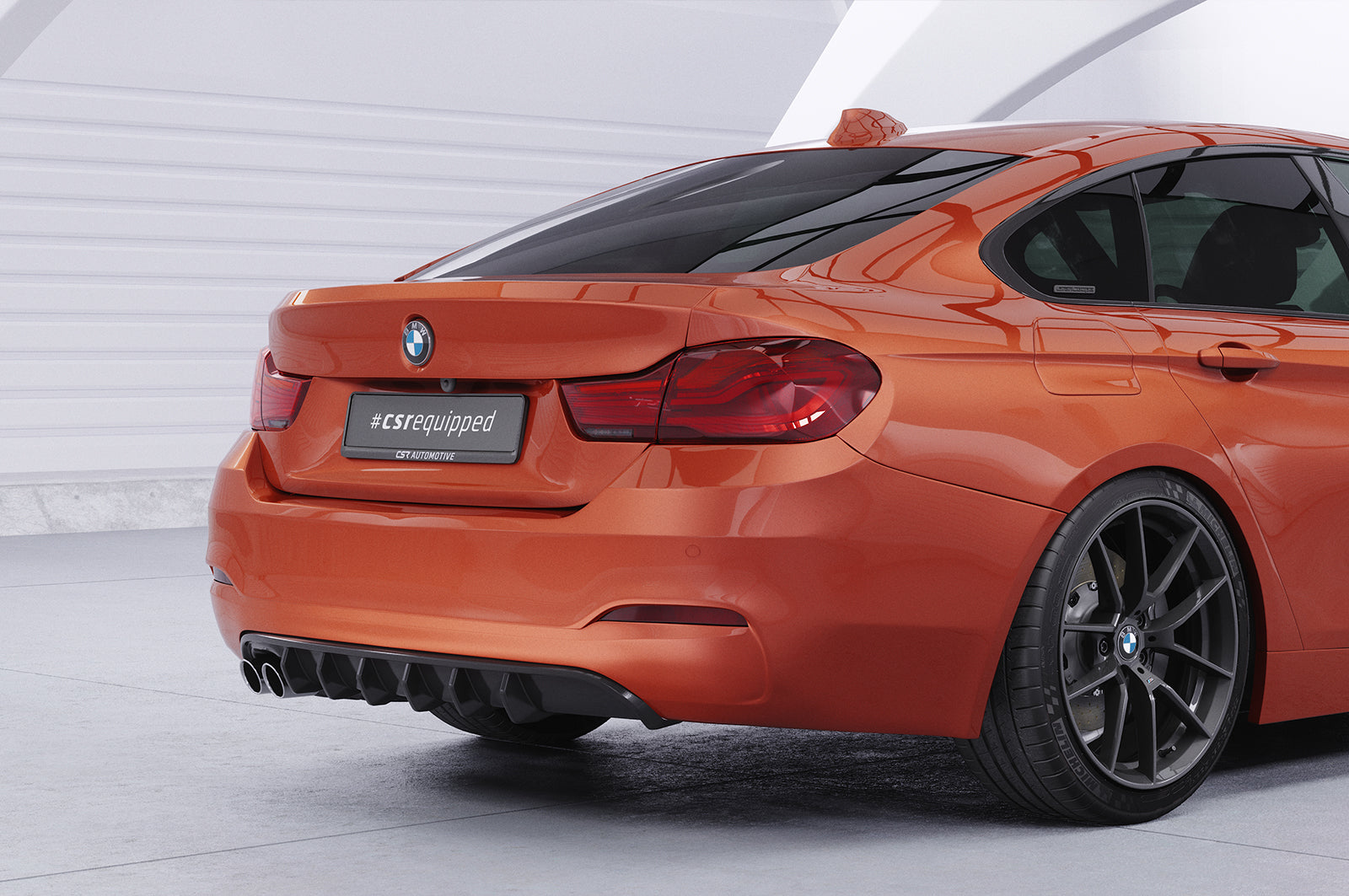 Diffusor | Heckansatz mit ABE für BMW 4er (F36) Grand Coupe HA479