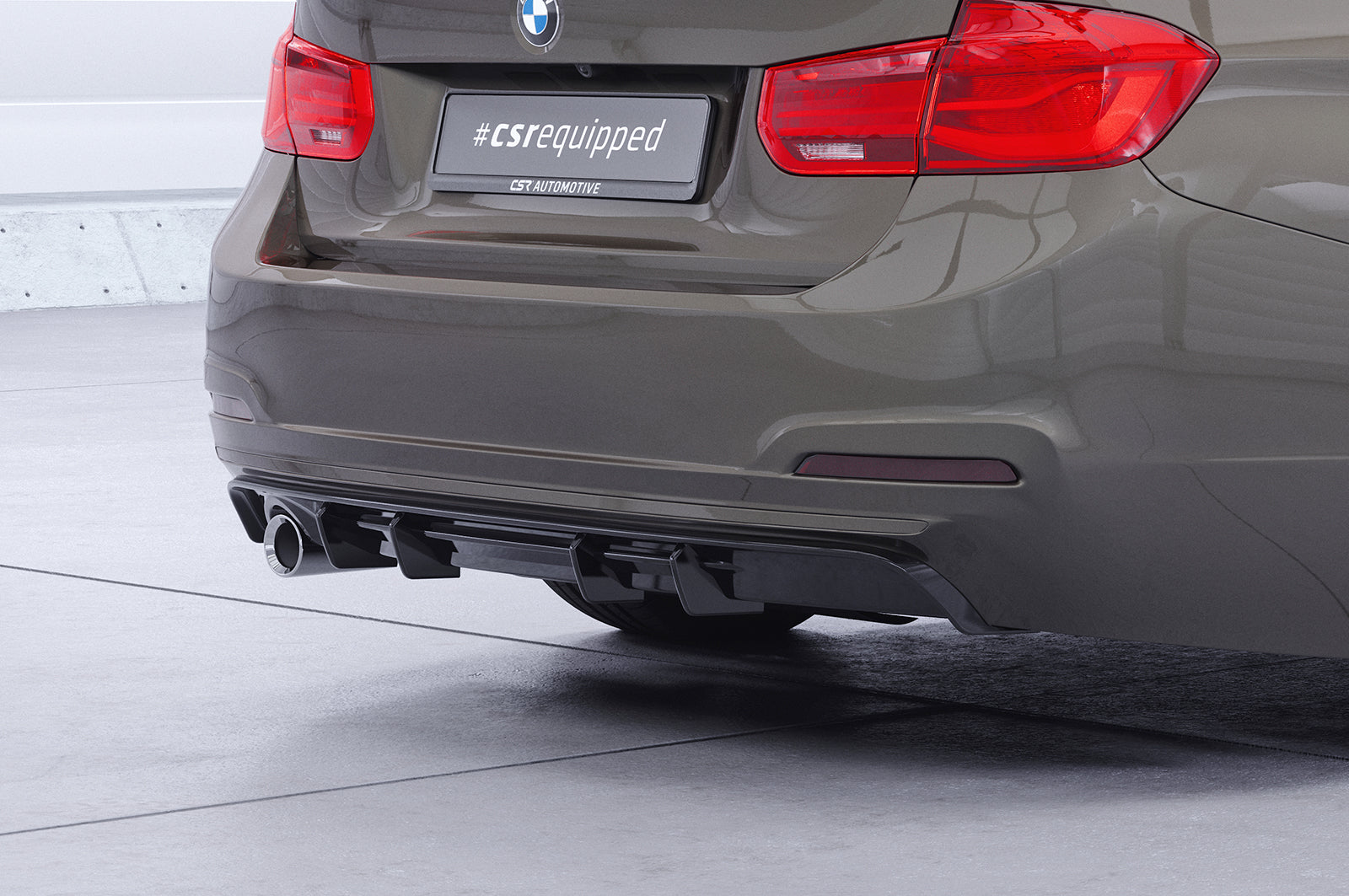 Diffusor | Heckansatz mit ABE für BMW 3er F30 Limousine HA485