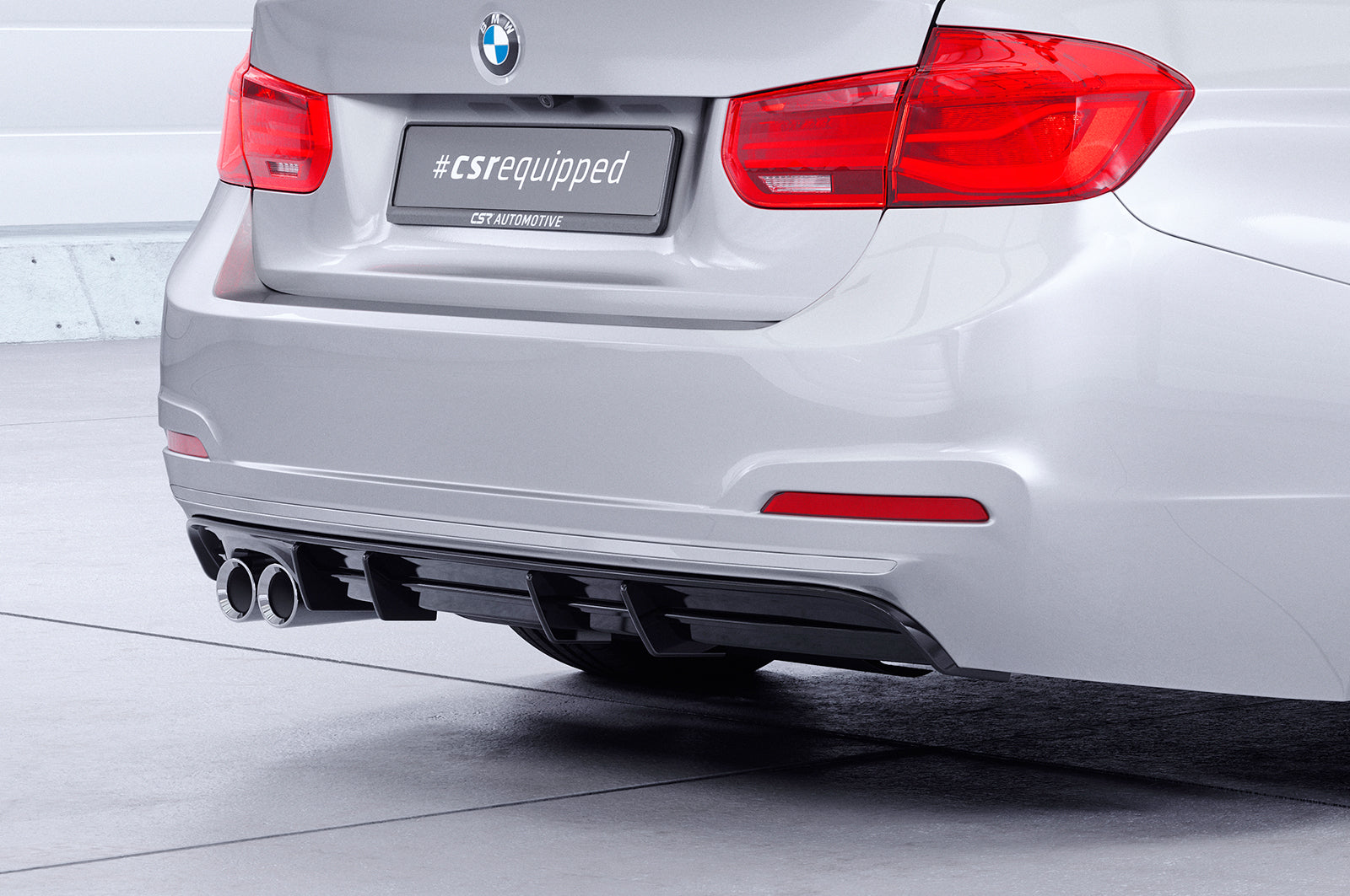 Diffusor | Heckansatz mit ABE für BMW 3er F30 Limousine HA491