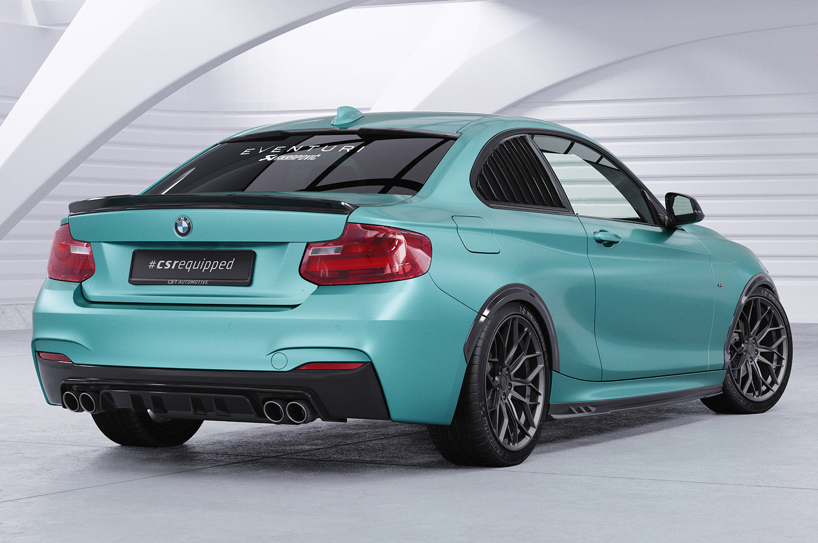 Heckspoiler | Heckflügel mit ABE für BMW 2er F22 HF006