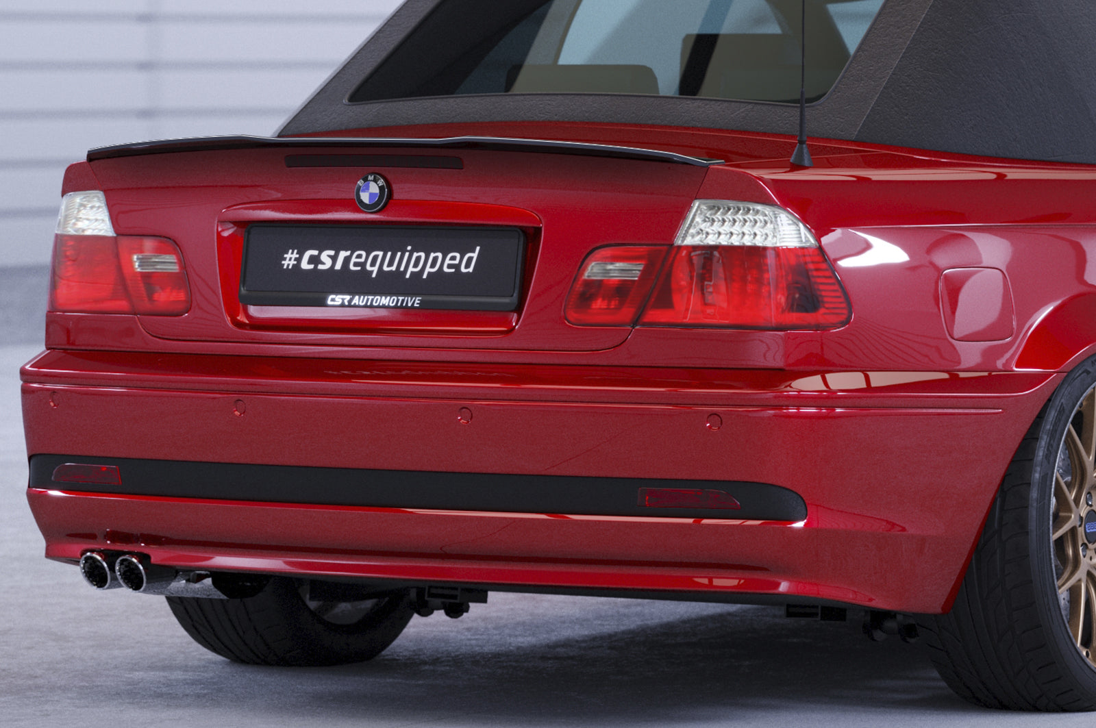 Heckspoiler | Heckflügel mit ABE für BMW 3er E46 Coupe / Cabrio HF796