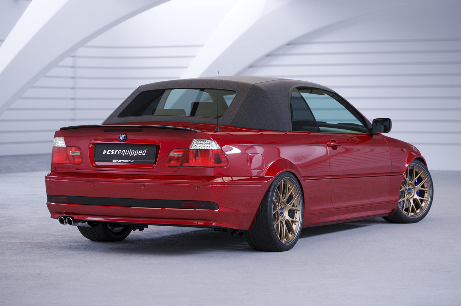 Heckspoiler | Heckflügel mit ABE für BMW 3er E46 Coupe / Cabrio HF796