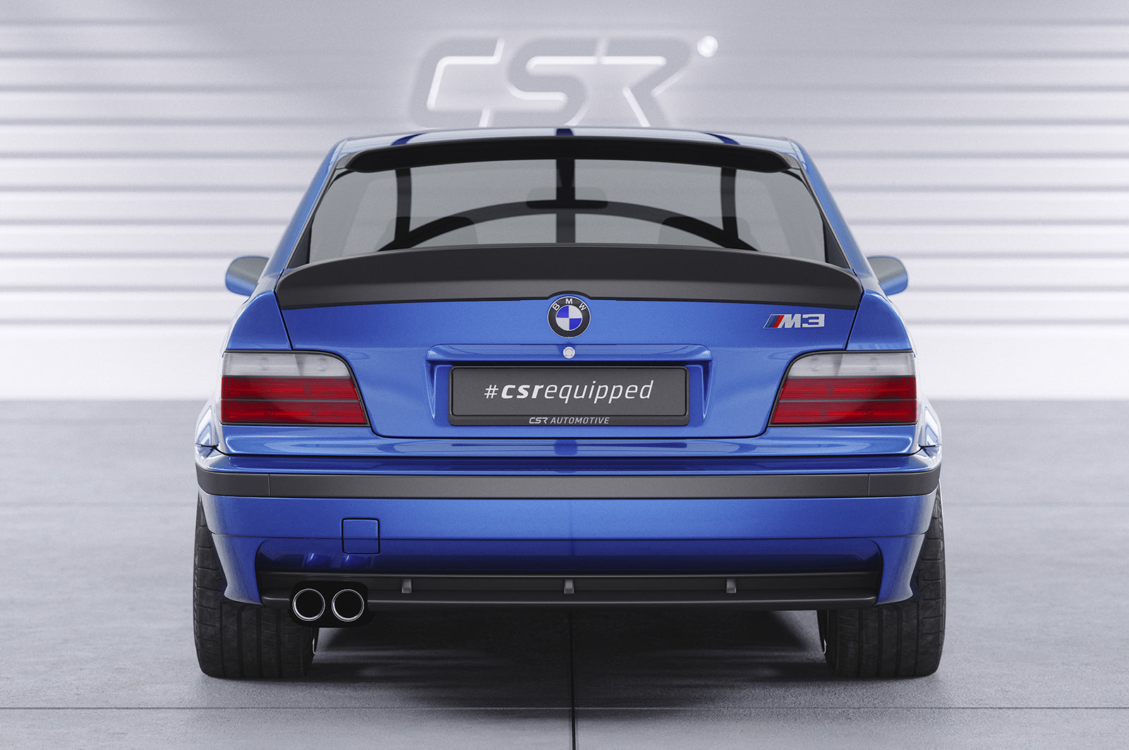 Heckscheibenblende mit ABE für BMW 3er E36 Coupe HSB091