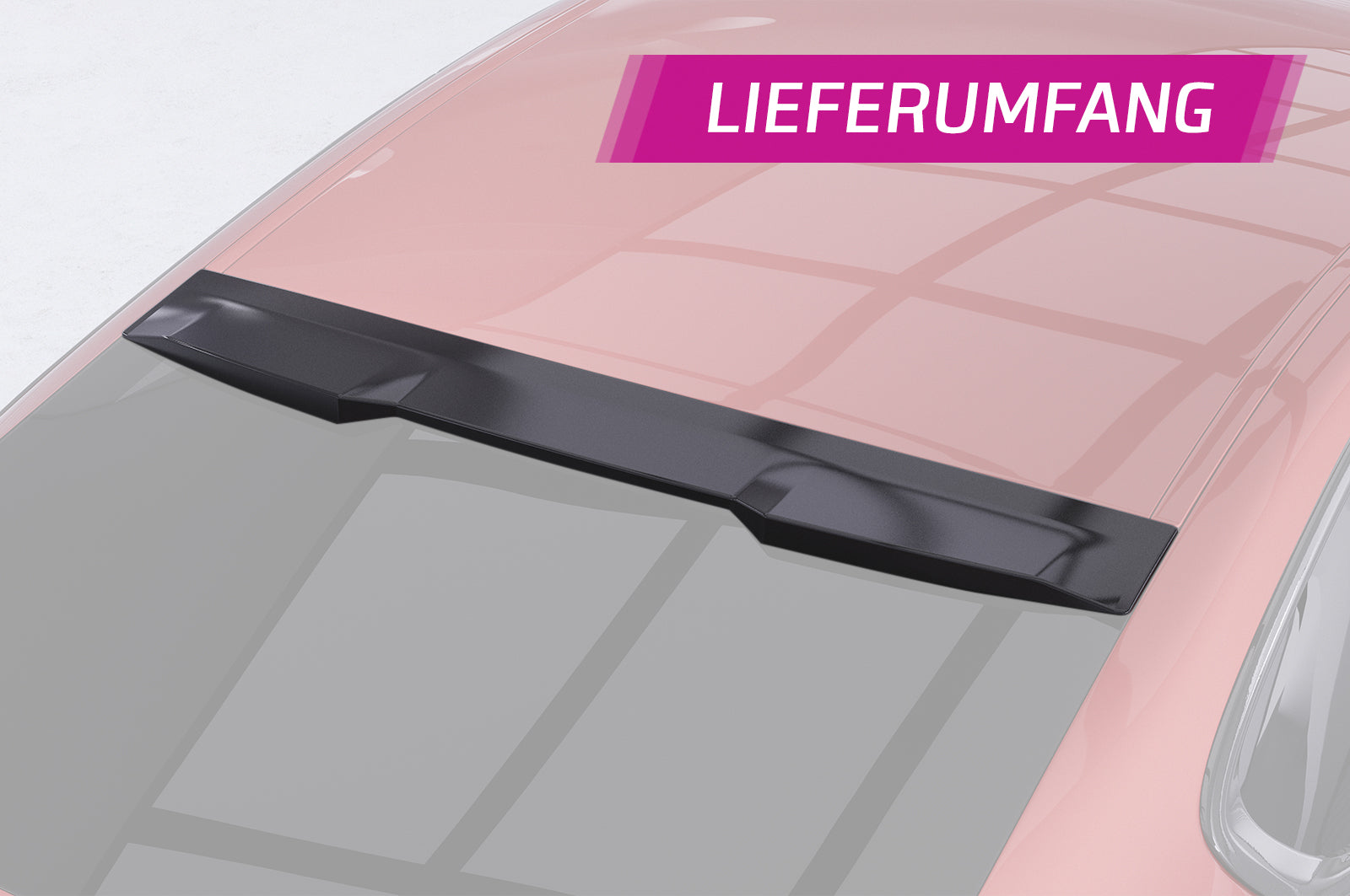Heckscheibenblende mit ABE für BMW 6er F13 Coupe HSB105