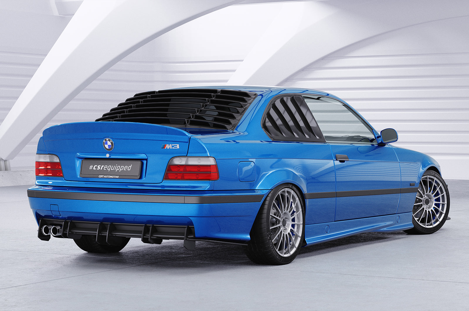 Heckscheibenblende mit ABE für BMW 3er E36 Coupe HSB111