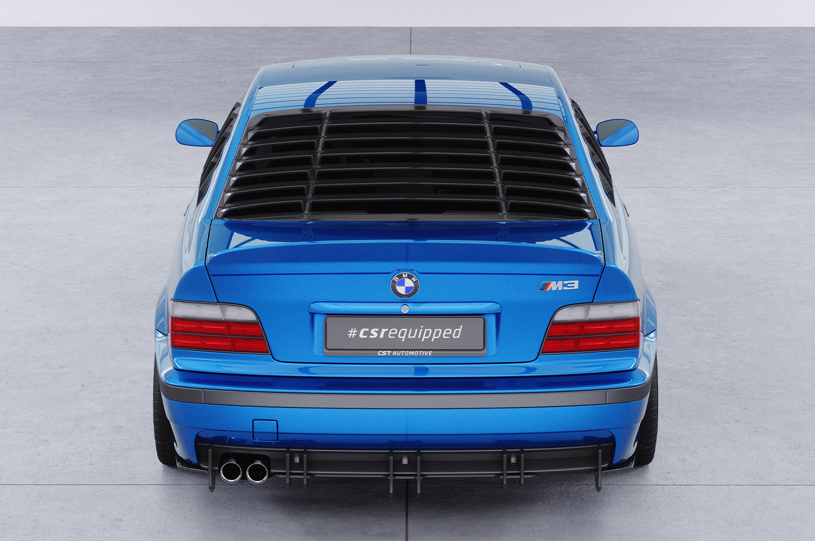 Heckscheibenblende mit ABE für BMW 3er E36 Coupe HSB111