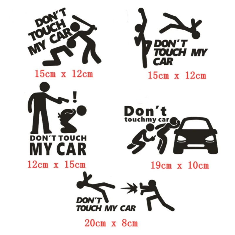 Don't Touch My Car Sticker