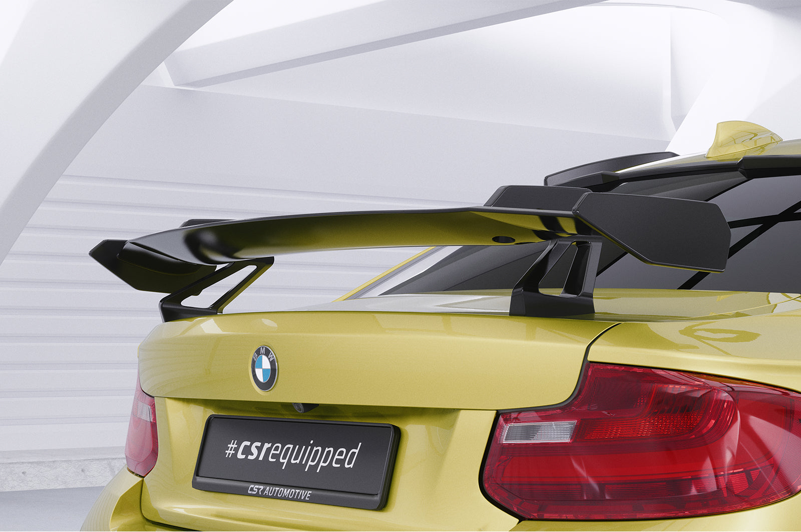 Schwanenhals Heckflügel mit ABE für BMW 2er/M2 F22/F23/F87 Coupe SHF011-D01-F002-F-L