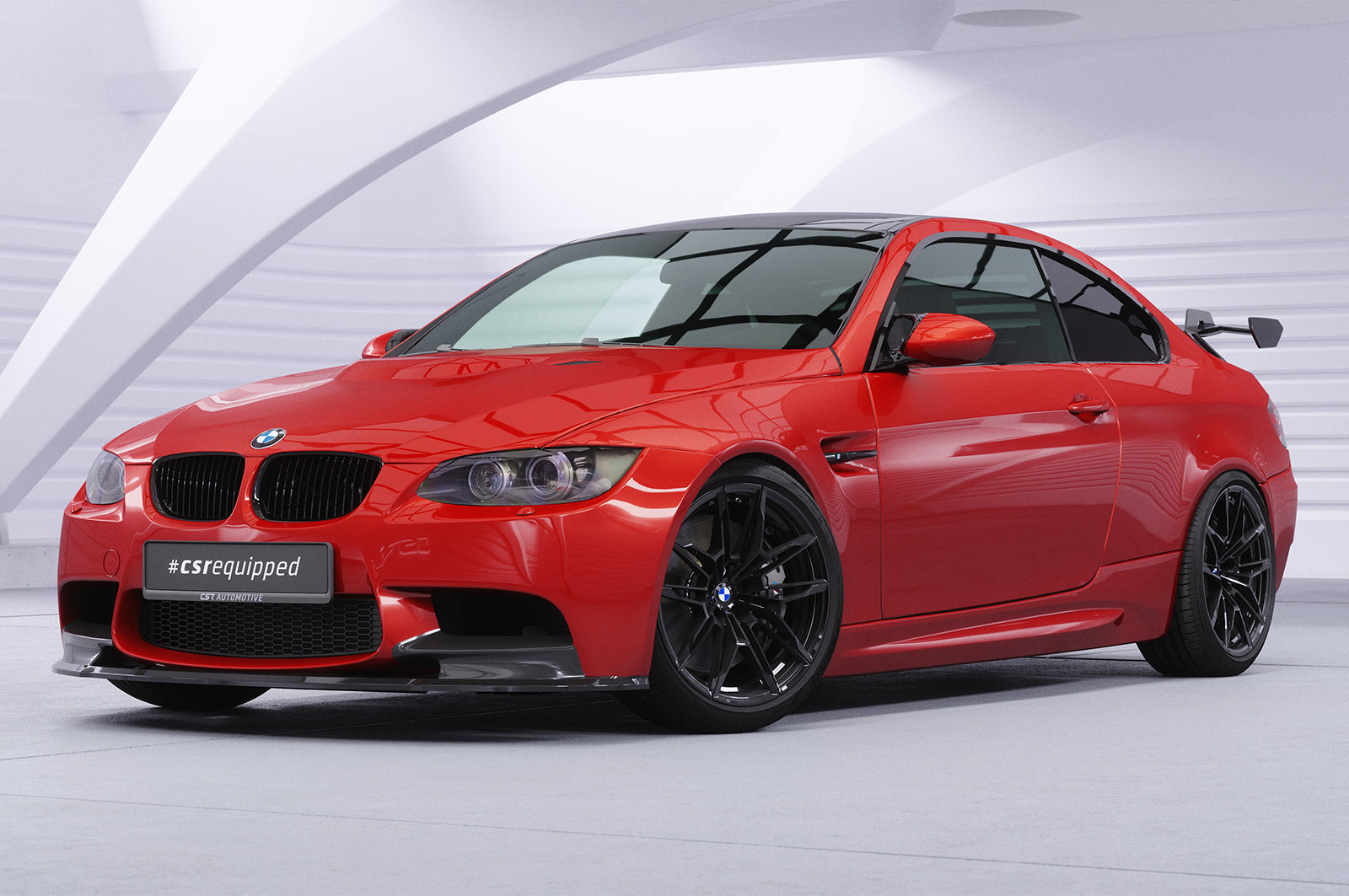 Schwanenhals Heckflügel mit ABE für BMW 3er E92 / M3 E92 Coupe SHF013-D01-F002-C
