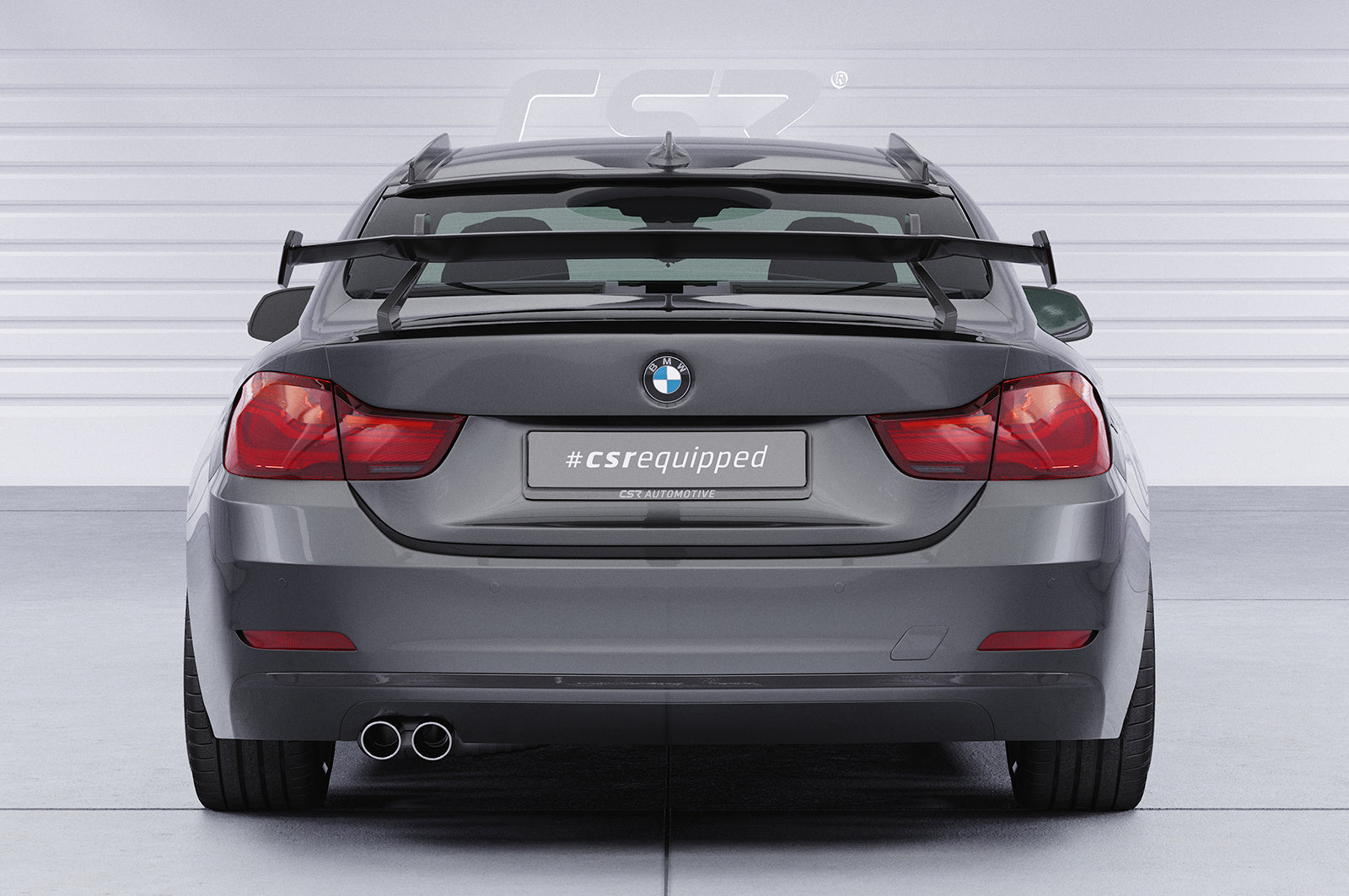 Schwanenhals Heckflügel mit ABE für BMW 4er F32 Coupe SHF015-D01-F002-C