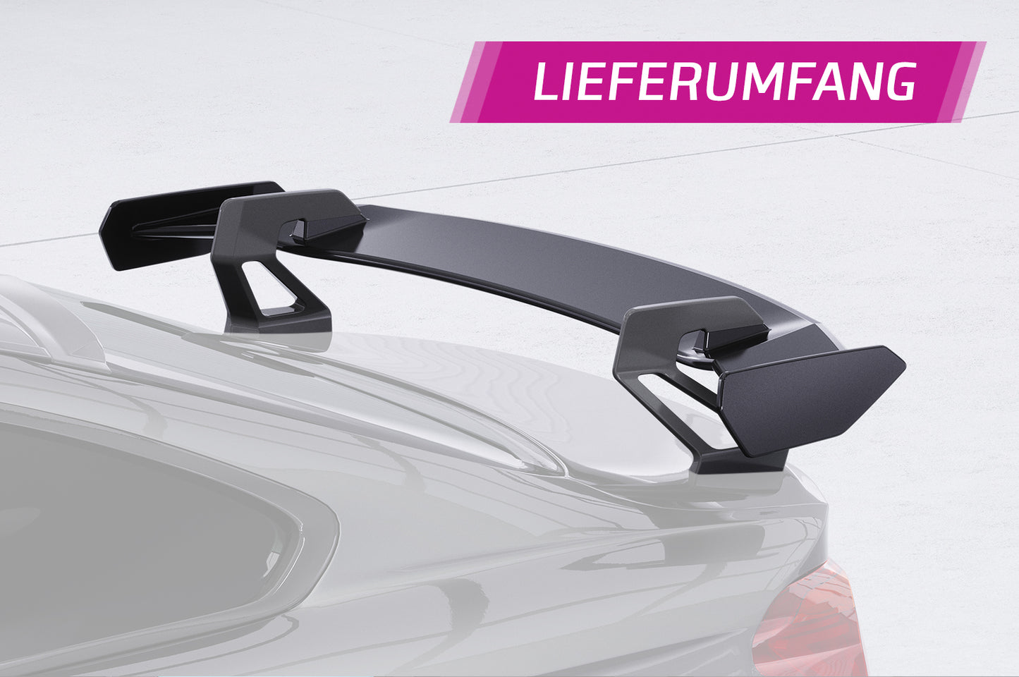 Schwanenhals Heckflügel mit ABE für BMW 4er F32 Coupe SHF015-D01-F