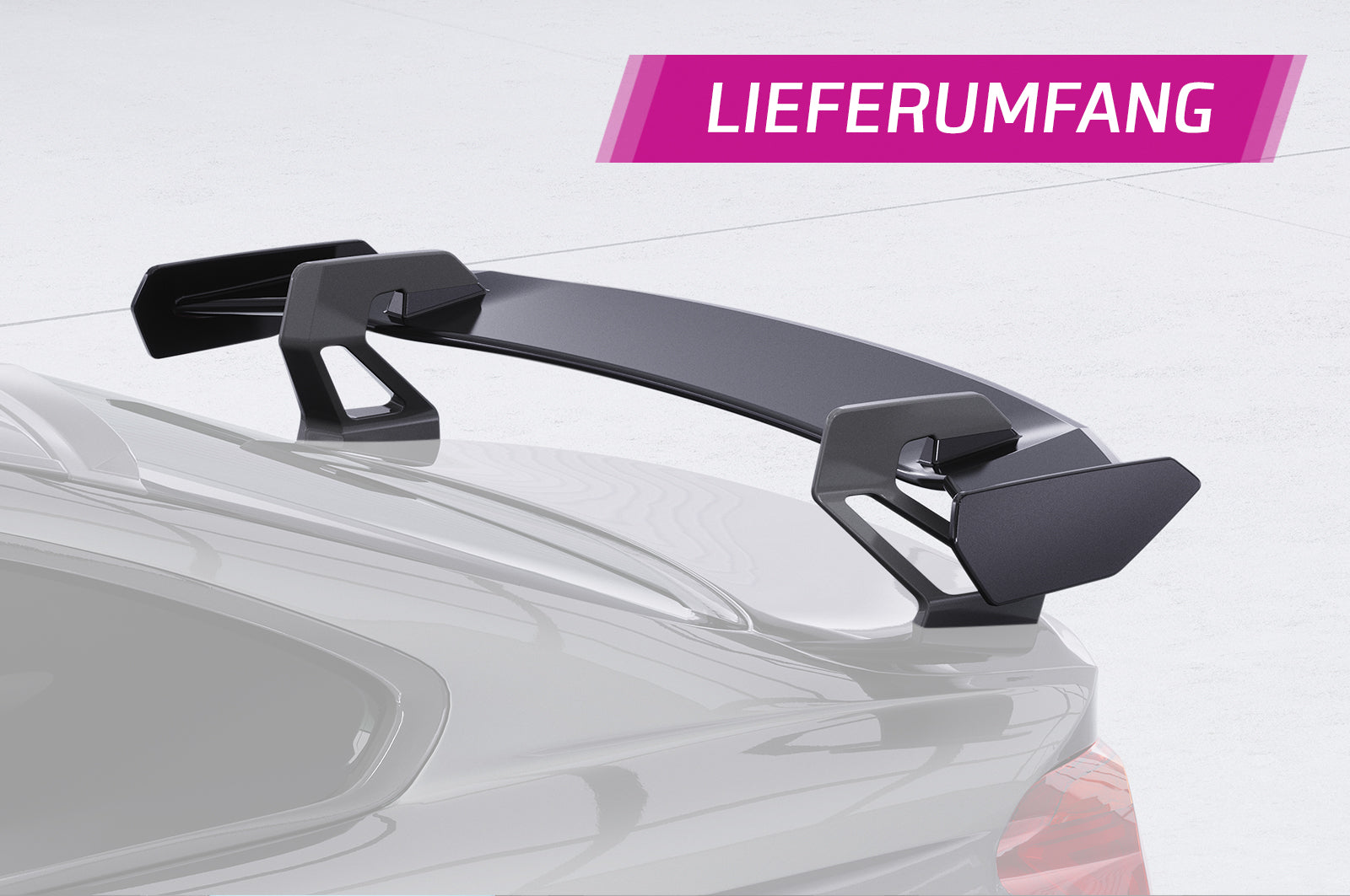 Schwanenhals Heckflügel mit ABE für BMW 4er F32 Coupe SHF015-D01-F002-F-L