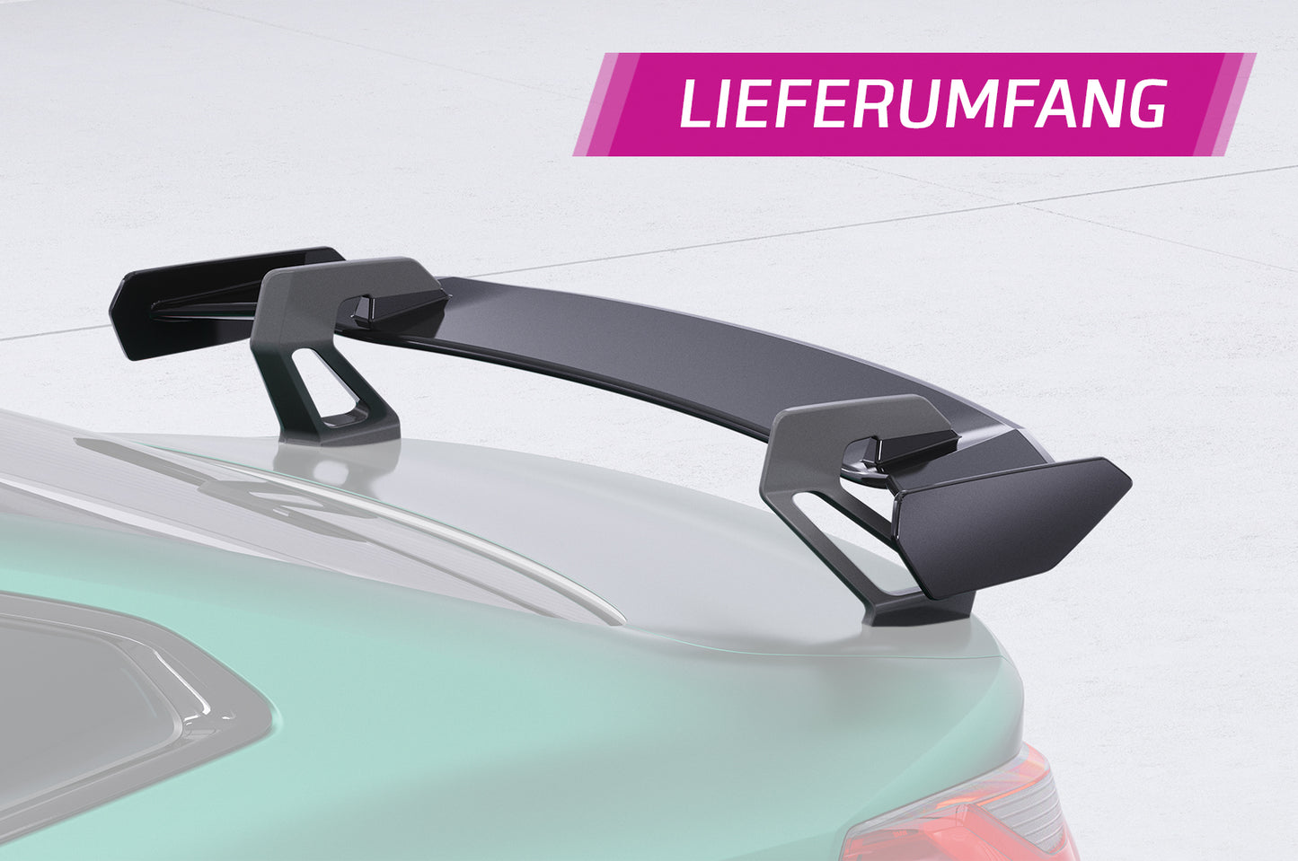 Schwanenhals Heckflügel mit ABE für BMW 4er G22 / M4 G82 Coupe SHF017-D01-F