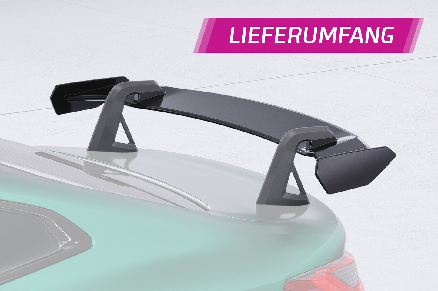 Schwanenhals Heckflügel mit ABE für BMW 4er G22 / M4 G82 Coupe SHF017-D02-F