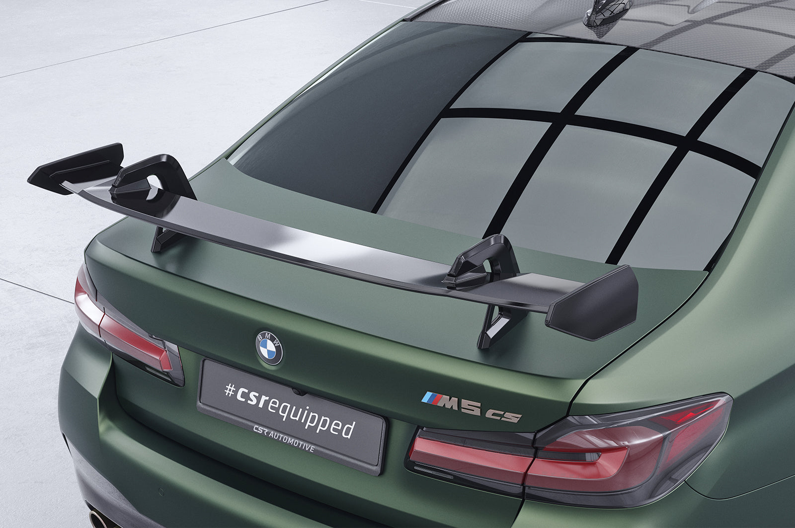 Schwanenhals Heckflügel mit ABE für BMW 5er G30 / M5 F90 Limousine SHF023-D02-F002-F-L