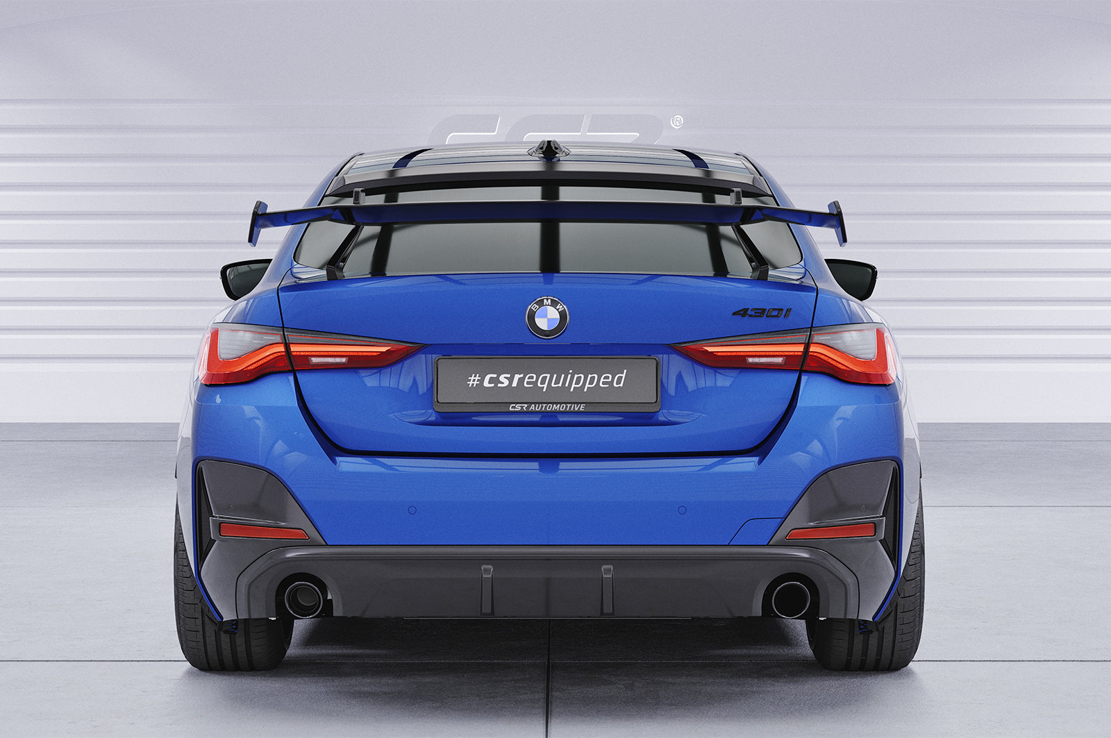 Schwanenhals Heckflügel mit ABE für BMW 4er / i4 G26 Gran Coupe SHF025-D01-F002-C