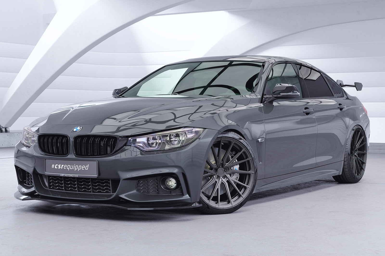 Schwanenhals Heckflügel mit ABE für BMW 4er F36 Gran Coupe SHF027-D01-F002-C